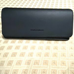 Dolce & Gabbana Black Magnetic Soft-Close Eyeglass Case Designer Accessory